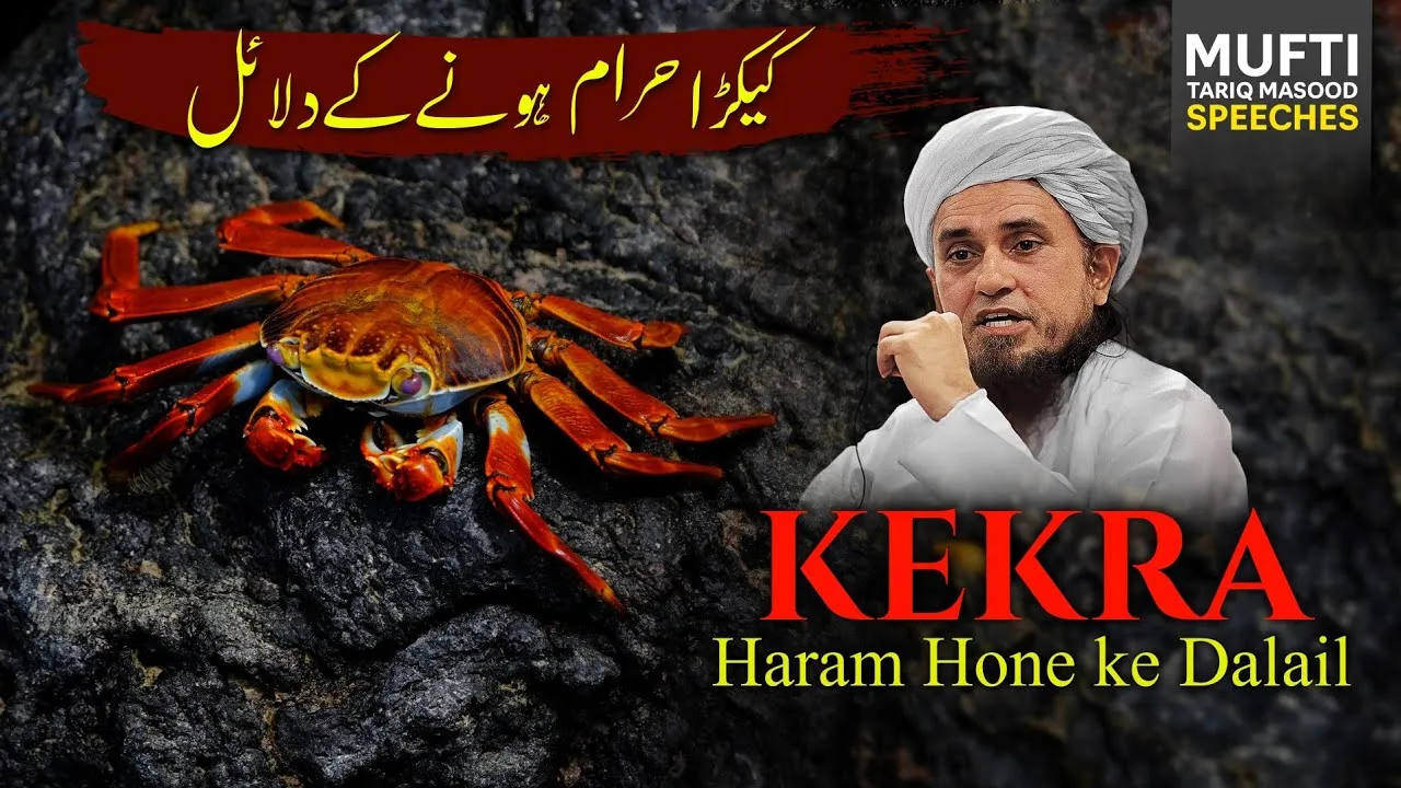 Kekra Haram Hone Ki Kya Dalil Hai   | Mufti Tariq Masood Speeches